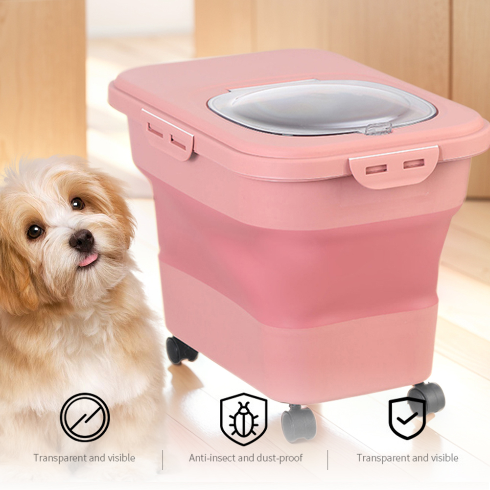 Collapsible Dry Cat Food Box 2 - đánh giá và giá Food Storage Large