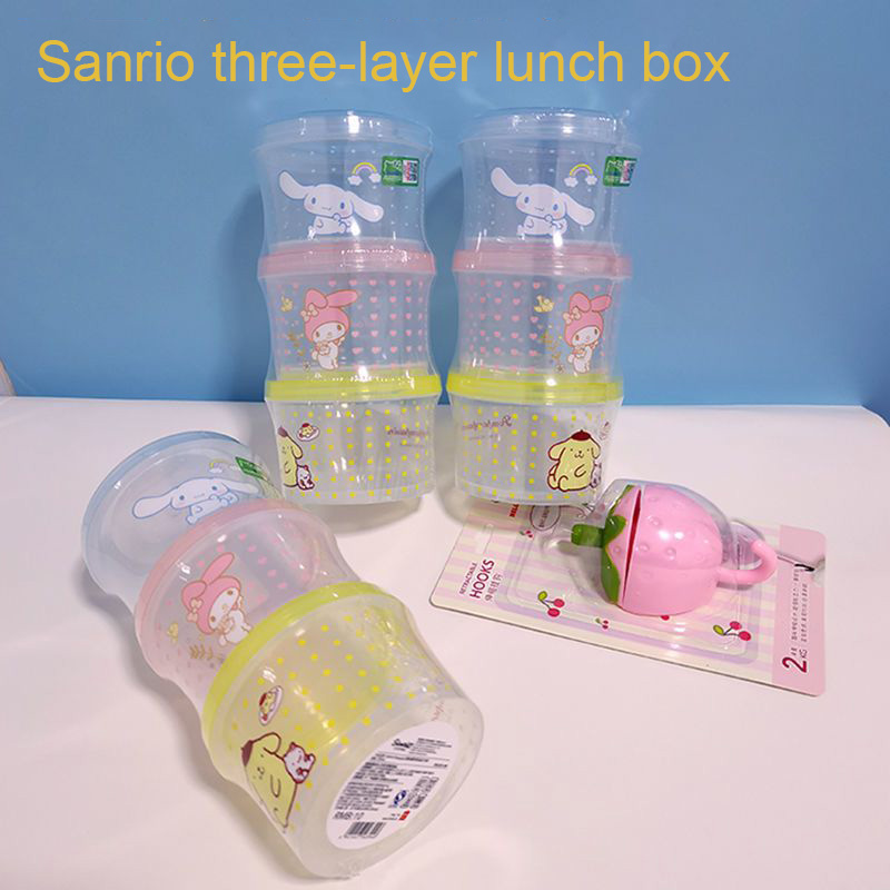Kitty Bento Box Set 3 Pieces C - đánh giá và giá Food Storage Underground